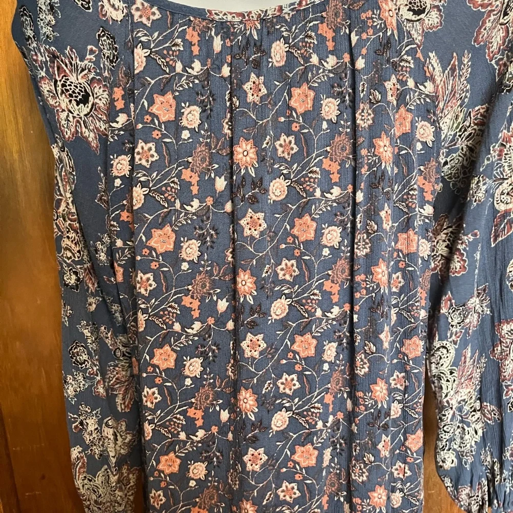 Free people lucky loosey floral mini boho dress